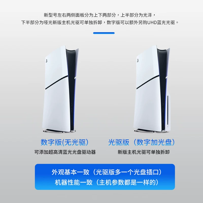 Игровая консоль Sony PS5 Slim/Pro с оптическим приводом, цифровая версия, высокое качество Blu-ray, домашняя консоль, версия Национального банка Гонконга