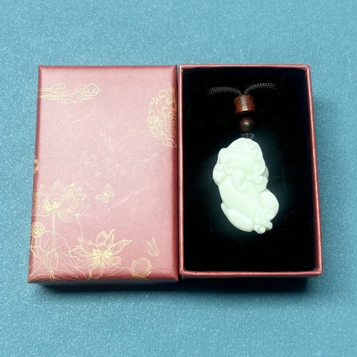 西安蓝田玉貔貅吊坠陕西产地官方国检保真天然玉石挂件项链玉坠 - 图3