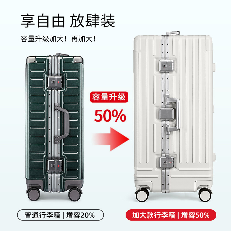 大嘴猴超大容量32寸女网红26拉杆箱 大嘴猴箱包旅行箱