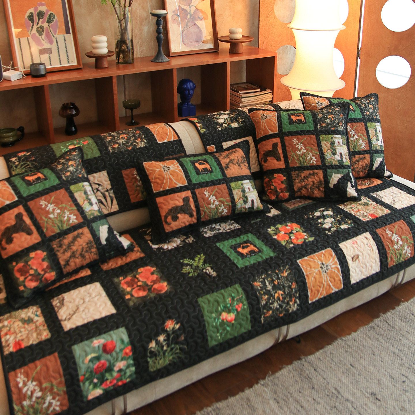 奥比森法式轻奢沙发垫高级中古风沙发套罩耐脏四季通用防滑坐垫套,淘宝优惠券,粉丝福利购,淘宝优惠卷