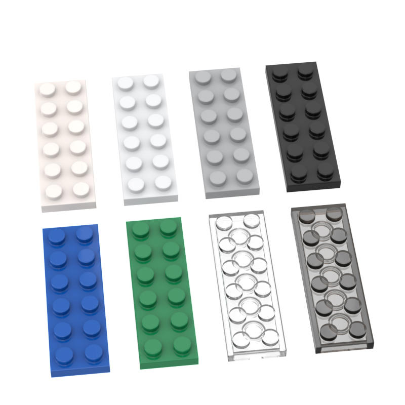 砖友MOC 3795 小颗粒益智积木散件兼容乐高零配件 2x6基础板单个 - 图0