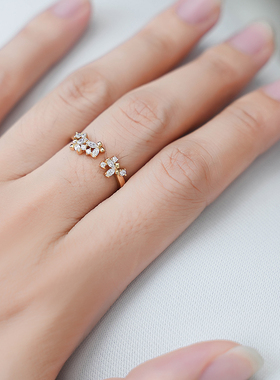 堤喜女纯银原创设计戒指