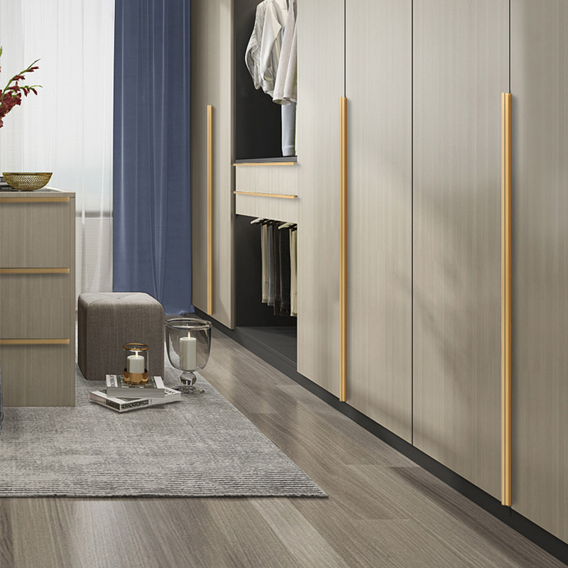 衣柜隐形拉手手柄极简约黑色橱柜门把手超薄侧装抽屉免打孔长拉手,淘宝优惠券,粉丝福利购,淘宝优惠卷