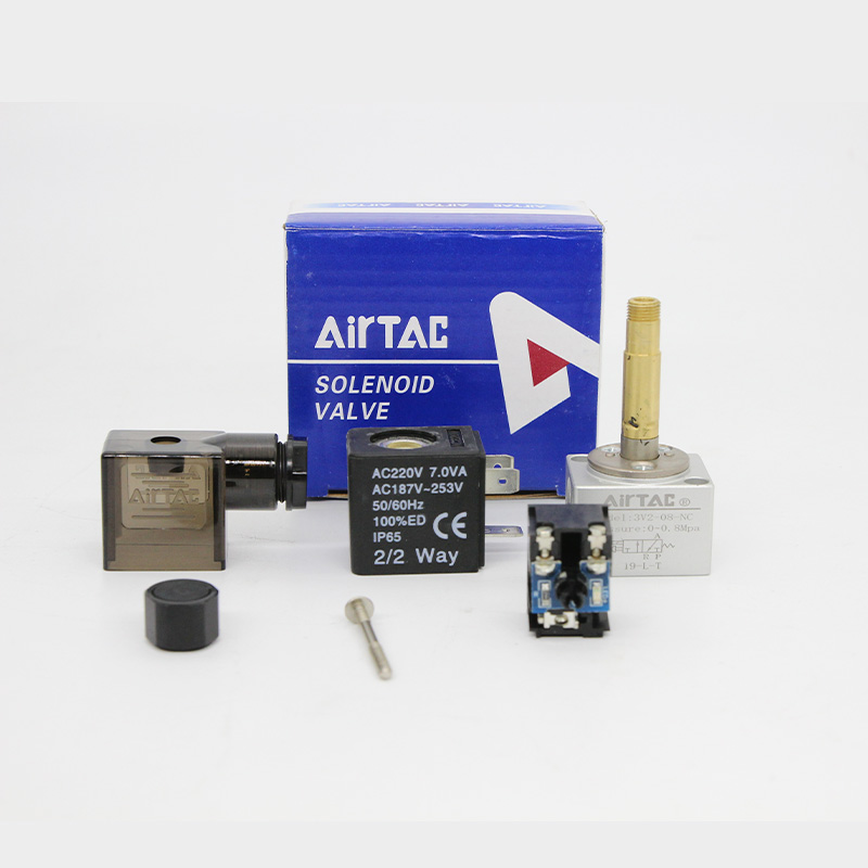 亚德客正品二位三通电磁阀3V208NCB/A控制开关直动真空阀工业气动 - 图2
