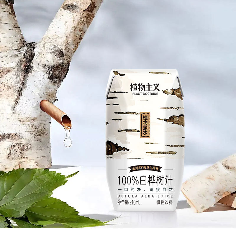 【植物主义】100%白桦树汁植物饮料白桦树汁整箱旗舰店210ml*12瓶,淘宝优惠券,粉丝福利购,淘宝优惠卷