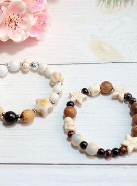 新中式个性陶瓷手串手工饰品节日礼物男女手链现货供应厂家货源