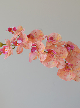 高端仿真花莫兰迪色系9头
