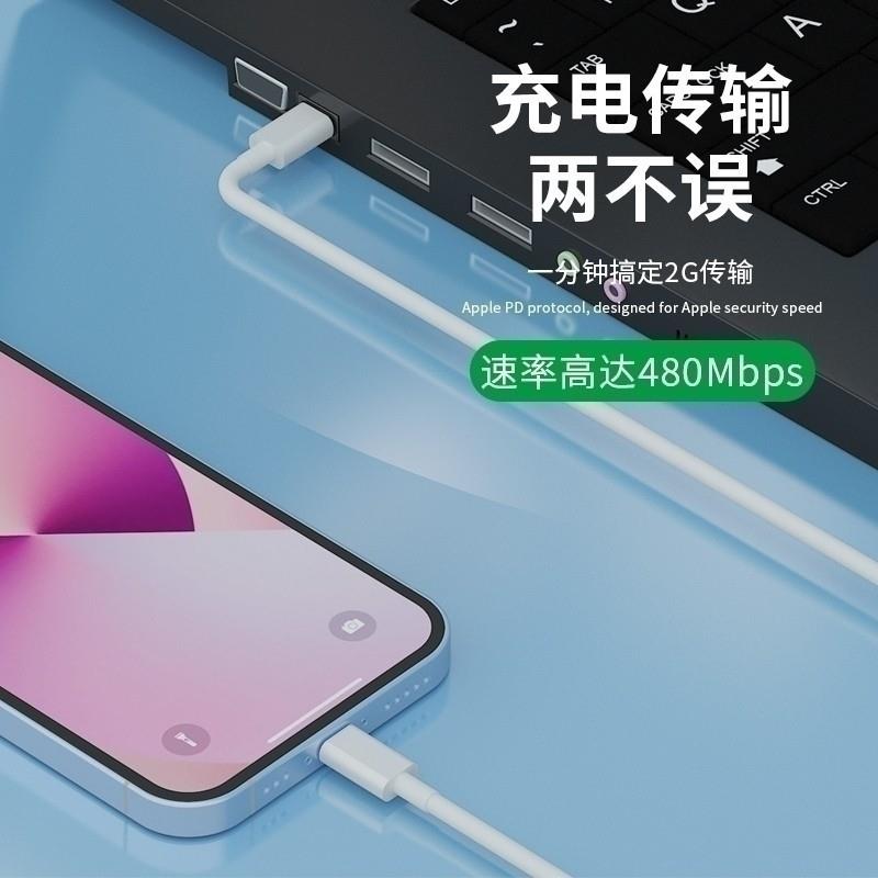 适用苹果13数据线iPhone13mini快充12手机6s充电头11pro器8plus加长ipad7原正装品8PX平板xr冲电2米xs闪充Typ-图3