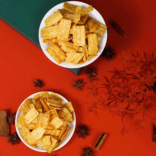 德丽臣 脆锅巴3桶装休闲好吃 零食网红整箱 特价 正品 包邮 - 图0