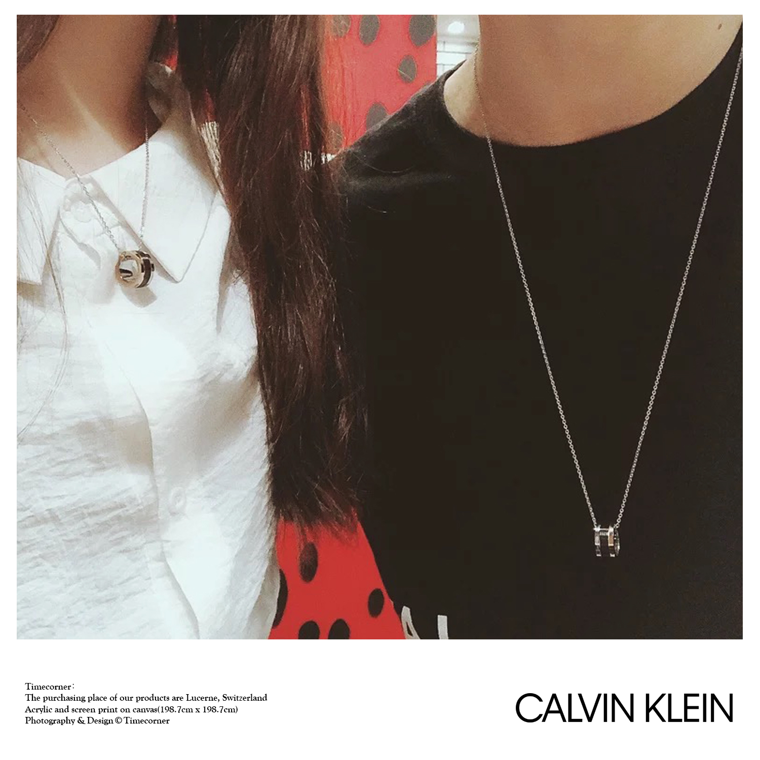 NECKLACE - 2019 CALVIN KLEIN BLAST KJ7MBN3001 - CK情侣项链 - 图1