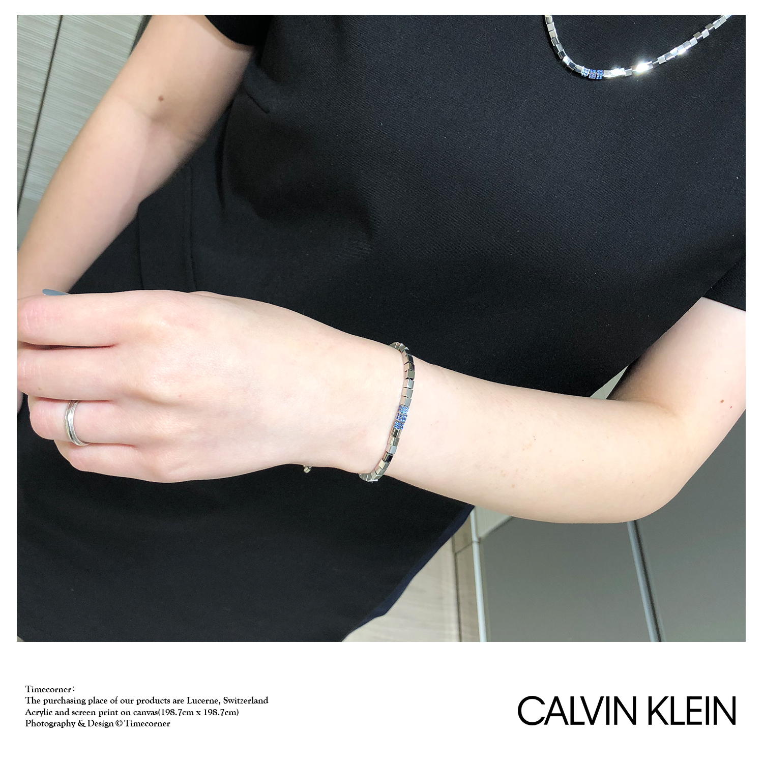 BRACELET- 2019 CALVIN KLEIN TUNE KJ9MPB1401- CK小立方手链-图2