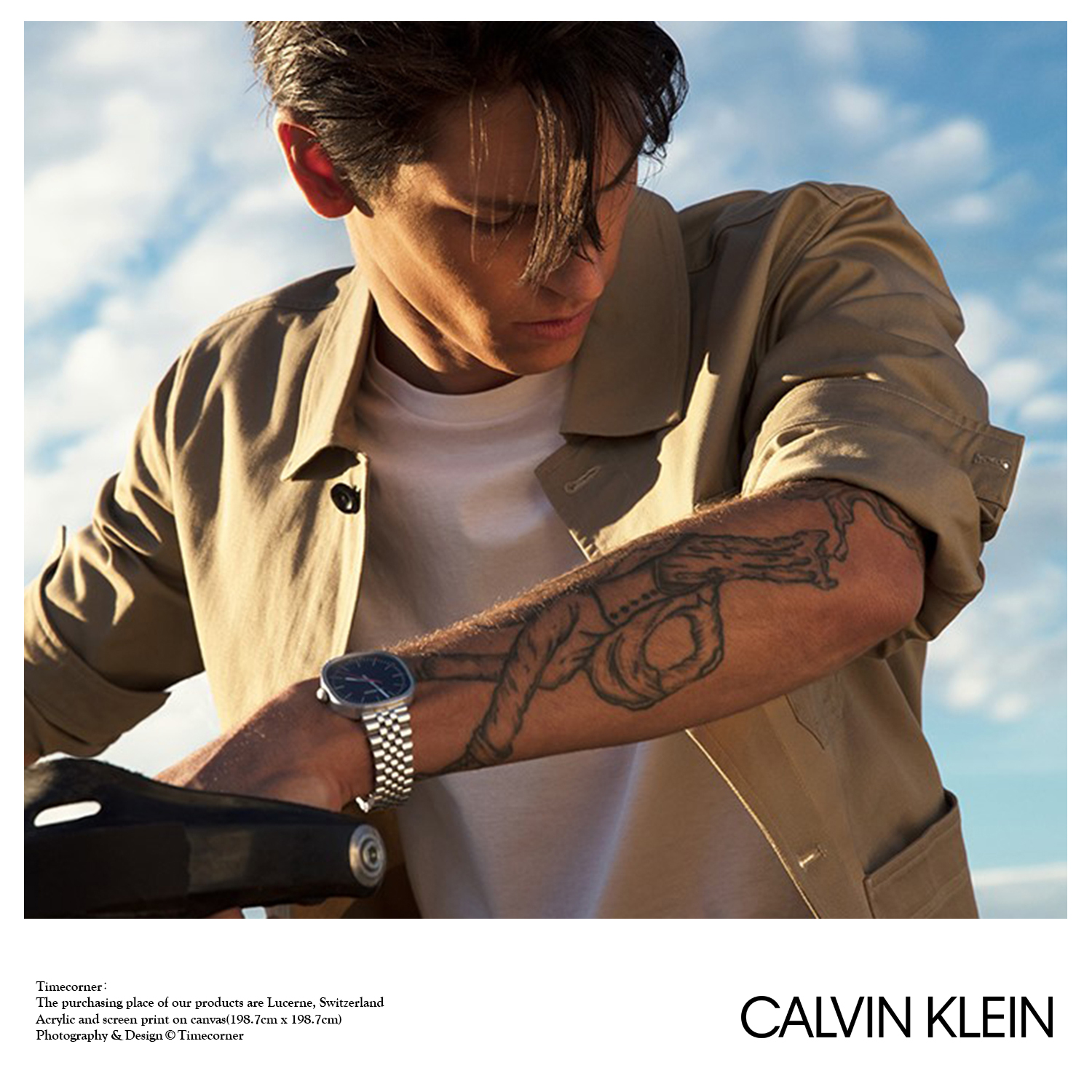 WATCH - 2020 CALVIN KLEIN SQUAREL K9Q12131 - CK情侣方形腕表 - 图0