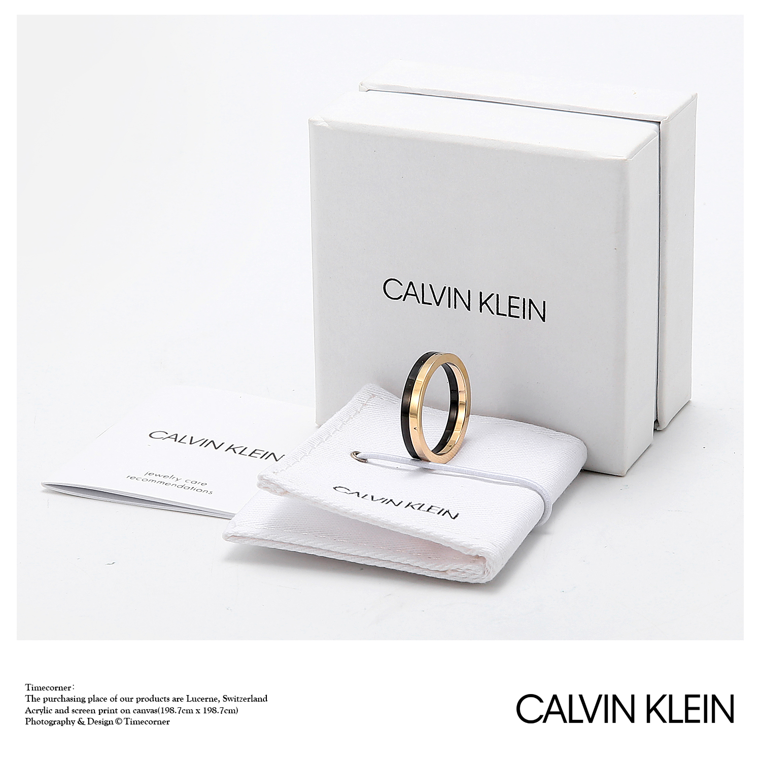 RING - 2017 CALVIN KLEIN GORGEOUS KJ5VBR2001 - CK情侣戒指 - 图1