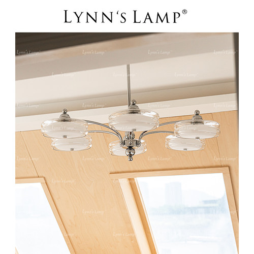 Lynn's立意 原创包豪斯客厅吊灯 2026年新款现代金属感书房卧室灯 - 图0