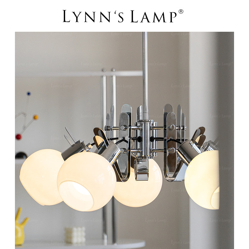 Lynn's立意包豪斯风格客厅吊灯卧室中古餐厅北欧太空时代简约灯_虎窝淘