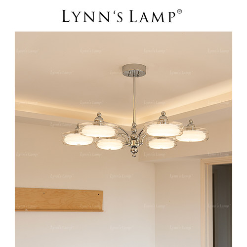 Lynn's立意 原创包豪斯客厅吊灯 2026年新款现代金属感书房卧室灯 - 图1