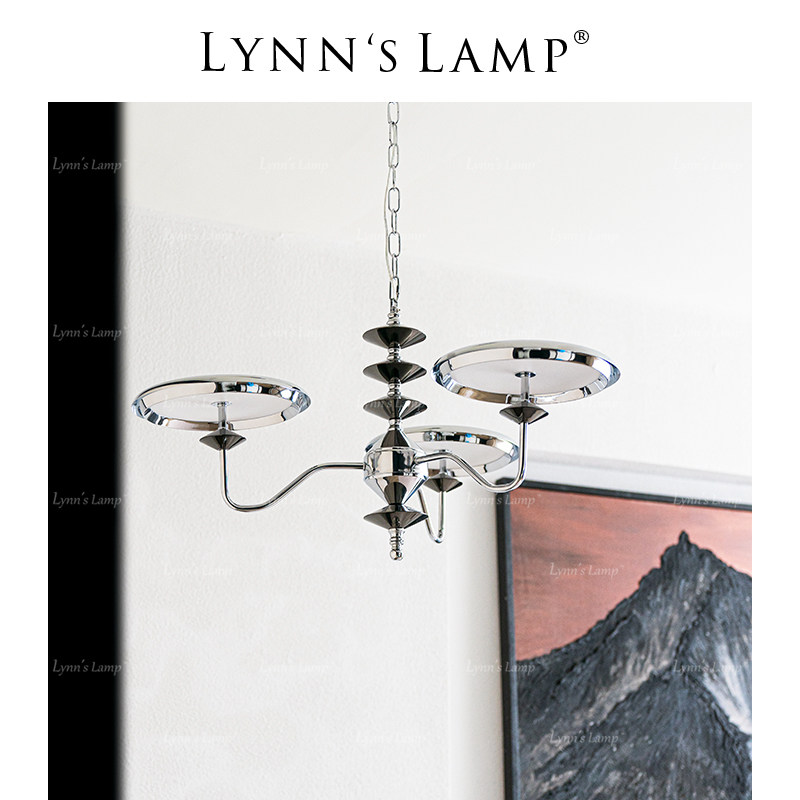 Lynn's立意 包豪斯客厅吊灯 护眼中古风大厅卧室飞碟全光谱书房灯,淘宝优惠券,粉丝福利购,淘宝优惠卷