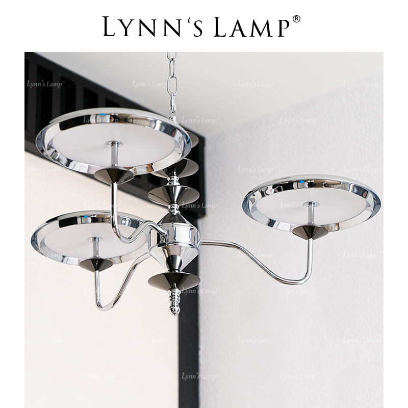 Lynn's立意 包豪斯客厅吊灯 护眼中古风大厅卧室飞碟全光谱书房灯,淘宝优惠券,粉丝福利购,淘宝优惠卷