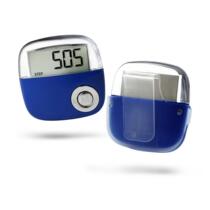 Gift 765 multifunction Running walking pedometer extra-large screen Show spot dark blue Custom