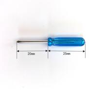 45mm long transparent blue crystal 2mmm cross I mini screwdriver small screwdriver small screwdriver batch timepiece customized