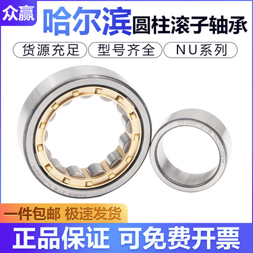 哈尔滨轴承 NU NJ203 204 205 206 207 208 209 210 211 212 EM - 图2