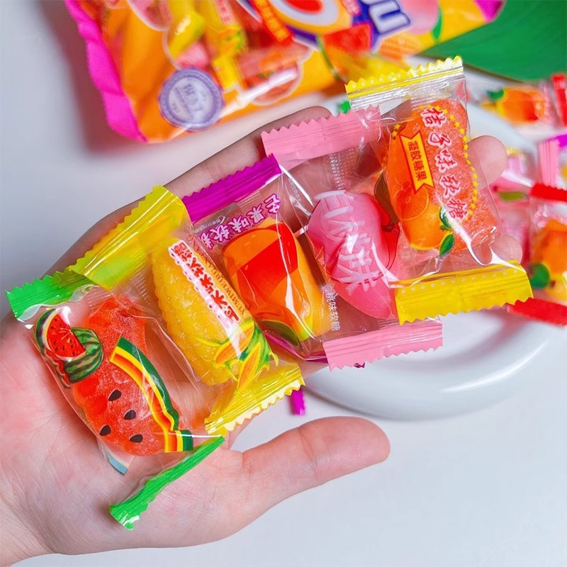 混合水果味软糖喜糖玉米橘子芒果西瓜白桃味儿童零食独立包装年货,淘宝优惠券,粉丝福利购,淘宝优惠卷