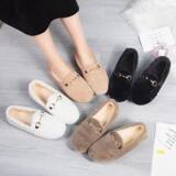 女士冬季加绒豆豆棉鞋券后19.9元包邮