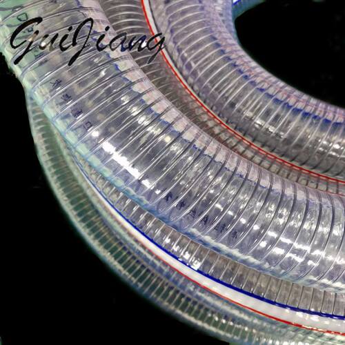 钢丝管软管透明钢丝管骨架真空管50水管pvc加厚钢丝软管抽水管 - 图1