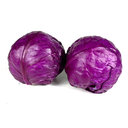 紫甘蓝650g 紫包菜球紫色红椰菜西餐蔬菜生菜轻食沙拉食材5件包邮 - 图3