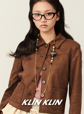 KLINKLIN珍珠黑玛瑙十字花黑檀木爱心女毛衣链原创长款配衣服项链