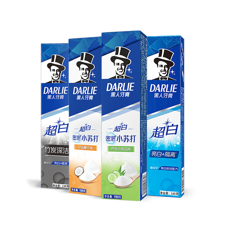 黑人小苏打清新亮白去黄牙男士专用 黑人菲尔洛克牙膏