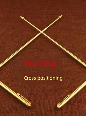 台湾杨公寻龙尺高精度铜探测杆饰品地下水检测仪找水