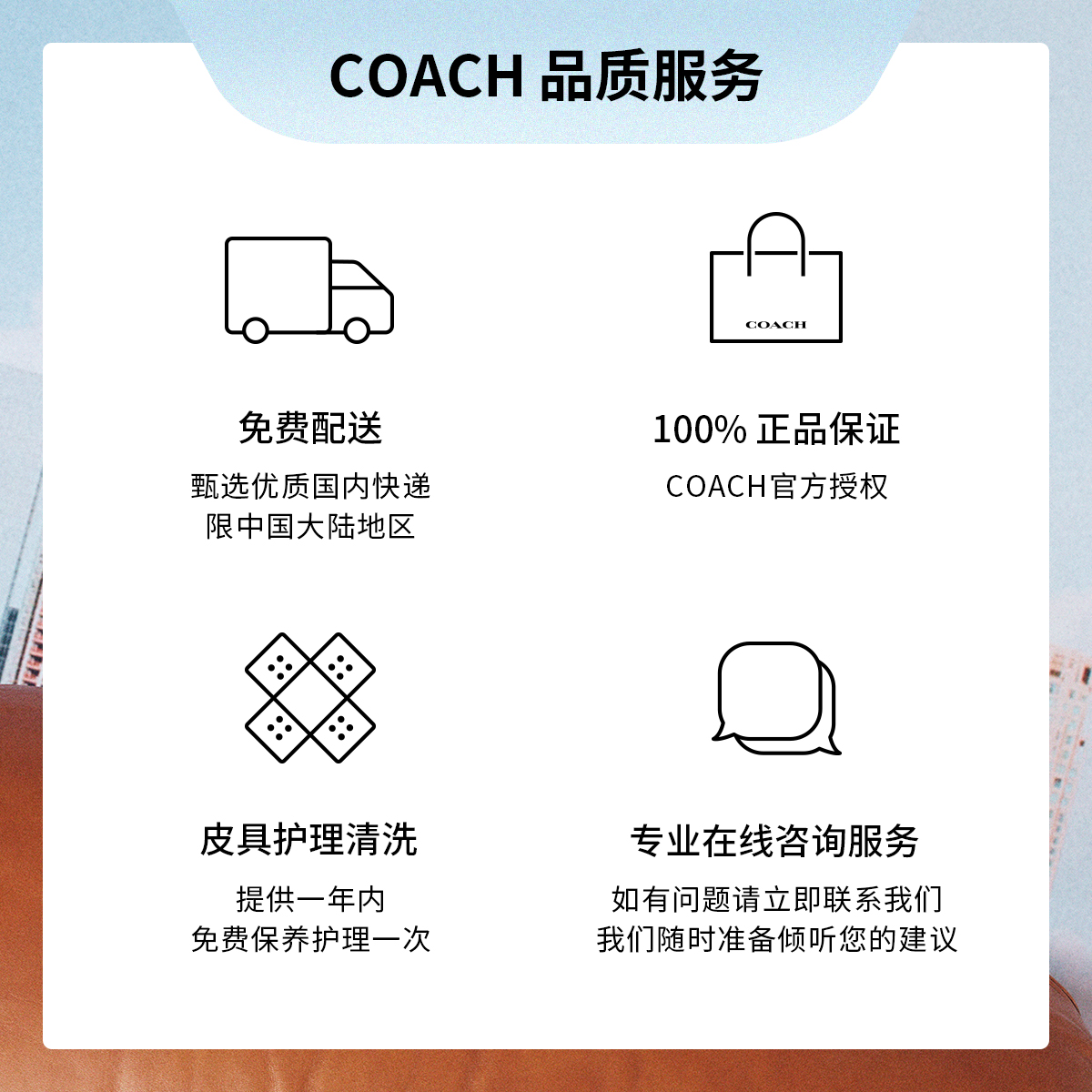 COACH/蔻驰官方 奥莱女士city33通勤大号老花单肩手提托特包5696 - 图3