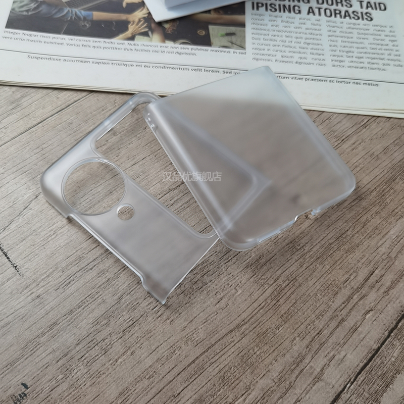 适用于OPPO Find N5 N3 N2手机壳轻薄全包Flip半透明硬壳磨砂防指纹N折叠屏保护套防摔防刮简约前后盖纯黑 - 图2