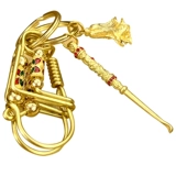 Креативный латунный брелок ручной работы, ключи от машины, ухочистка, высококлассная подвеска подходит для мужчин и женщин, подарок на день рождения