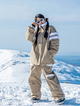 Ren Blade Chuan 3L Ski Suit Easy for men and women Waterproof Thickened Veneer Plush 2023 New Professional Outdoor