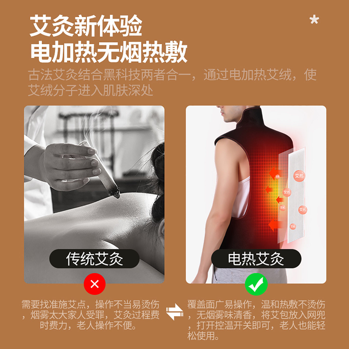 颈椎脖子酸痛热敷神器肩膀背部腰电加热护肩保暖背心艾灸理按摩器,淘宝优惠券,粉丝福利购,淘宝优惠卷