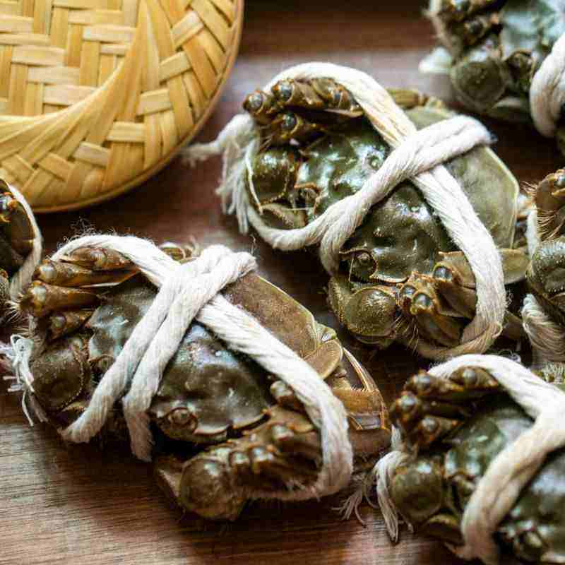 馋当然 现捞现发 鲜活大闸蟹 公3两母2两 共6只 天猫优惠券折后￥59包邮（￥89-30）