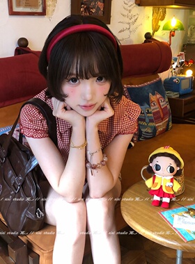 红色发箍女高颅顶头箍压发头饰女