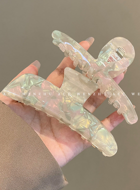 醋酸大号鲨鱼夹气质高级感不松散