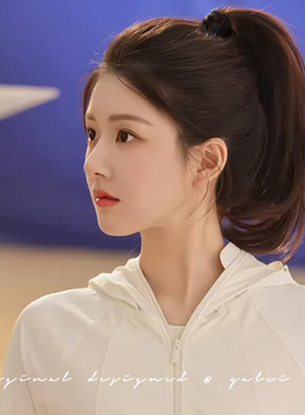 高级感黑色扎丸子头南瓜夹