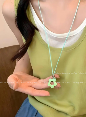 花朵颈链锁骨链轻奢高级感项链女