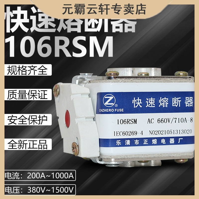 104RSM 105RSM 106RSM 107RSM 110RSM 207RSM快速熔断器110F 112F - 图2