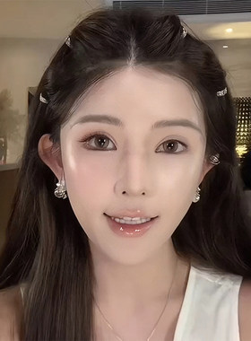 精致女孩~前额侧边编发小发扣