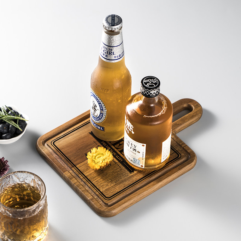 Bill.F相思木托盘西餐盘实木牛排盘水果盘芝士板家用披萨盘甜点盘,淘宝优惠券,粉丝福利购,淘宝优惠卷