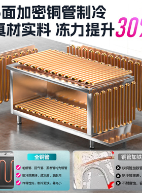 【现货速发】乐创冷藏工作台冰箱
