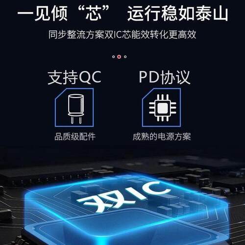 适用HP惠普星Book 14充电器65W超级快充惠普book pro13/星14s轻薄本/15/16办公本电脑光影精灵8/9充电器头 - 图1