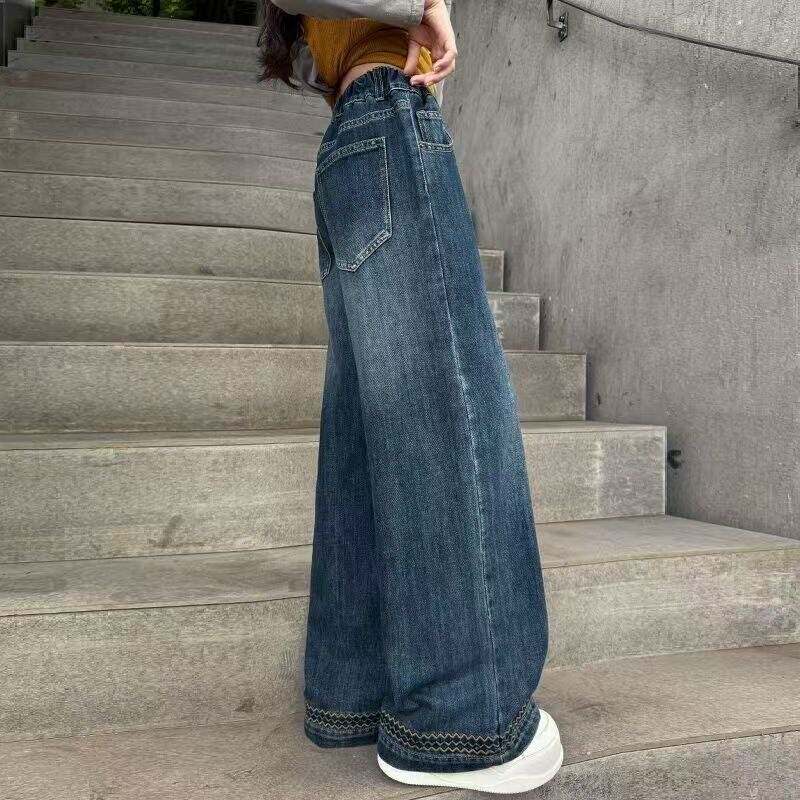 安阳童装女童加绒裤子秋冬款2025新款儿童冬季一体绒中大童宽松牛,淘宝优惠券,粉丝福利购,淘宝优惠卷