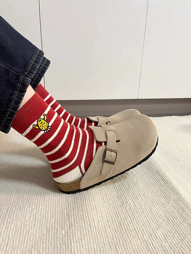 Дизайн милый края полосатой полосатые девушки смешной креатив в творческой хлопковой куче нише