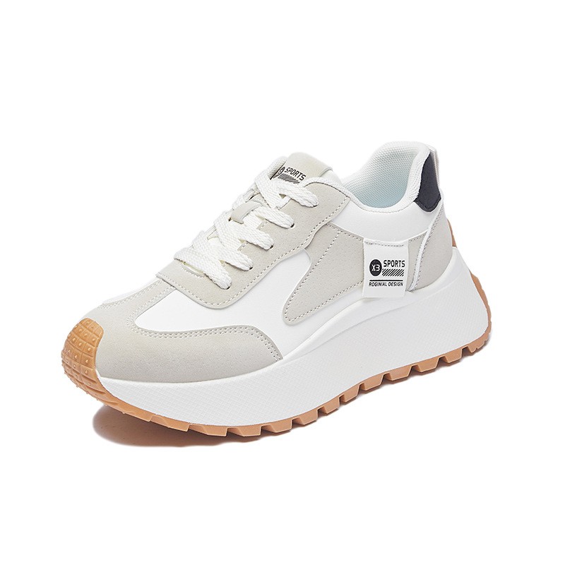 宛凡精品时尚女鞋ins韩版阿甘鞋女2025秋增高运动休闲街拍XFK8a08 - 图3